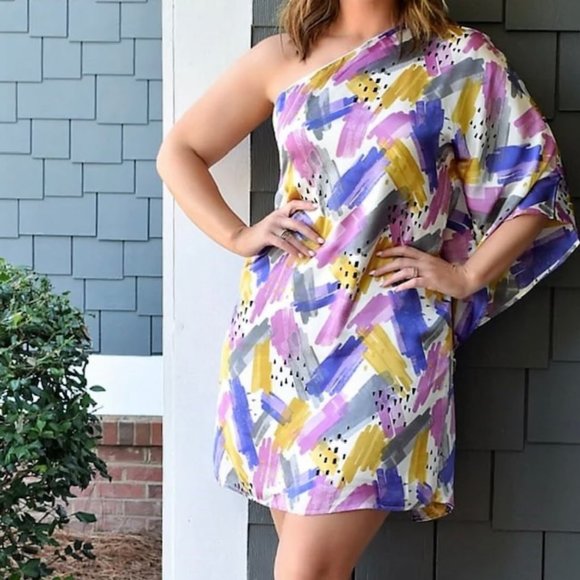 NWT Perfectly Priscilla Extra Special Print Dress - Multi - Size 18/20 - Picture 4 of 4